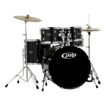 PDP CENTERstage 5 piece Drum Set with Hardware and Cymbals Ruby Greentoe